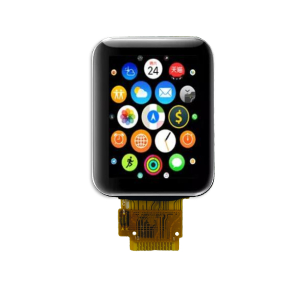 1.65-inch TFT display