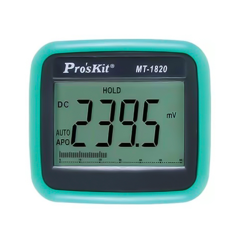 Multimeter TN, positive display LCD