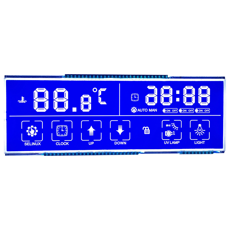 Front lamp/dimmer LCD screen