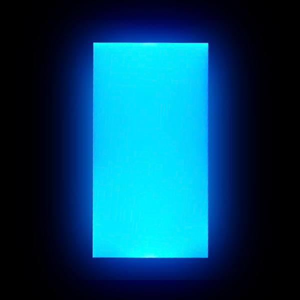 Blue backlight